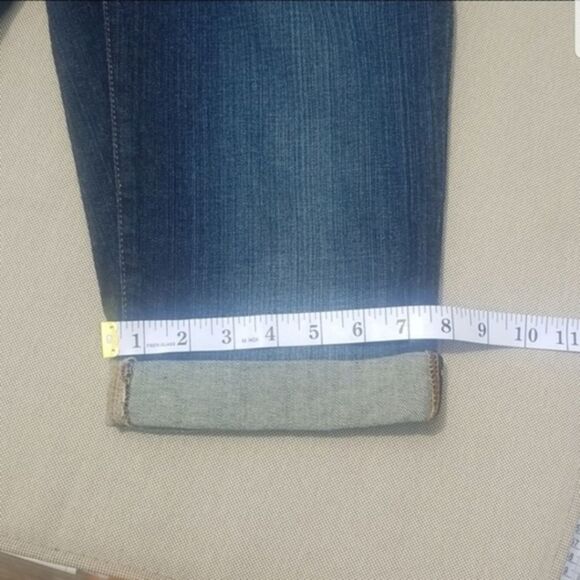 DKNY Shorts Jean Women's 6 Dark Wash Bermuda Zip and Button Up - Picture 10 of 10